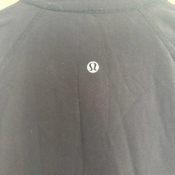 Lululemon Run: Distance Pullover Black/ Heathered Black Size: 4 - Picture 7 of 8